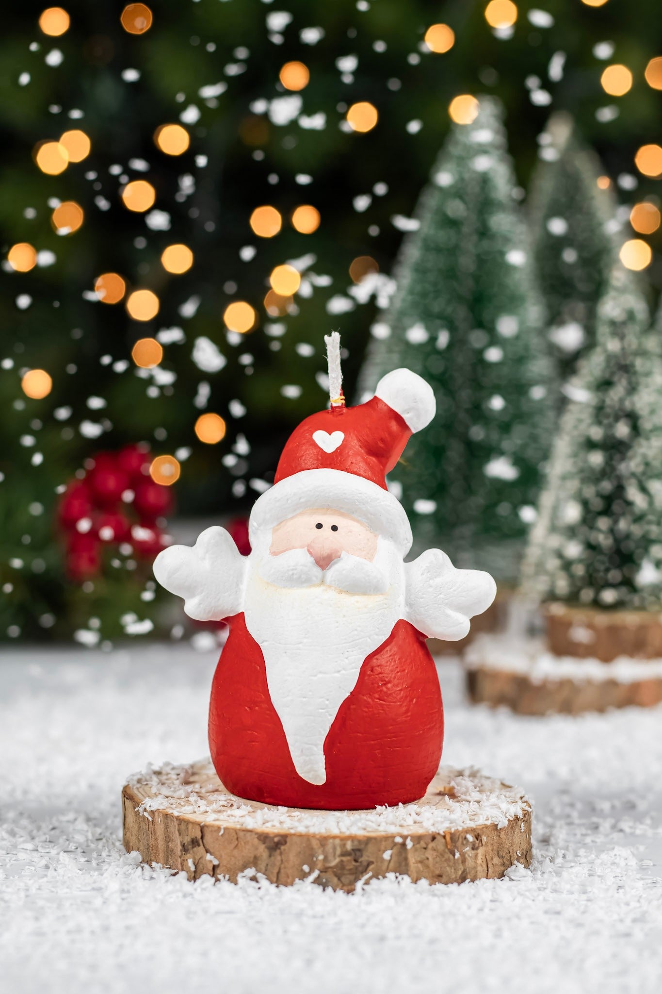 Vela Papai Noel Pequeno