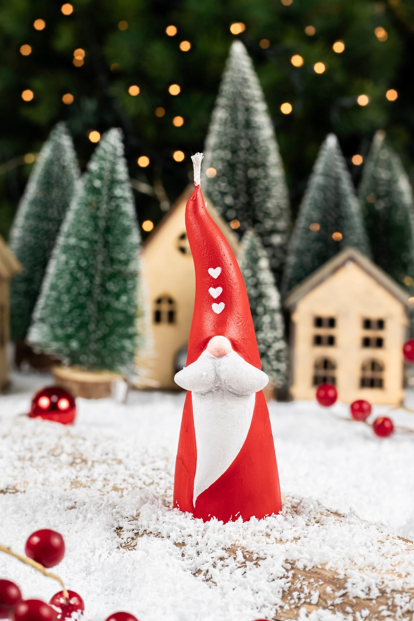 Vela Noel Escandinavo Pequeno