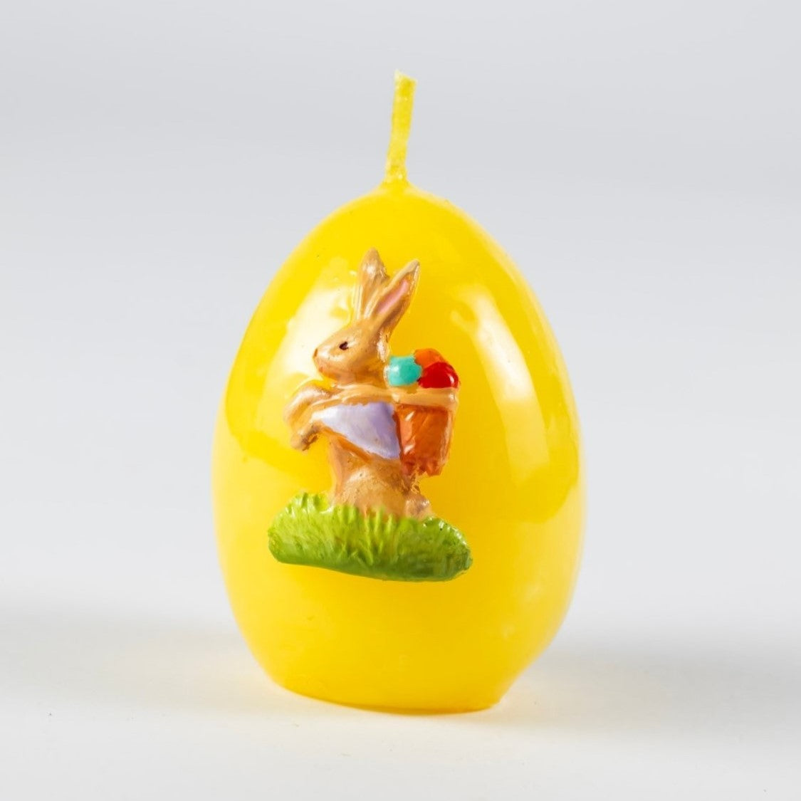 Vela Ovo Pequeno com Coelho e Ovinhos