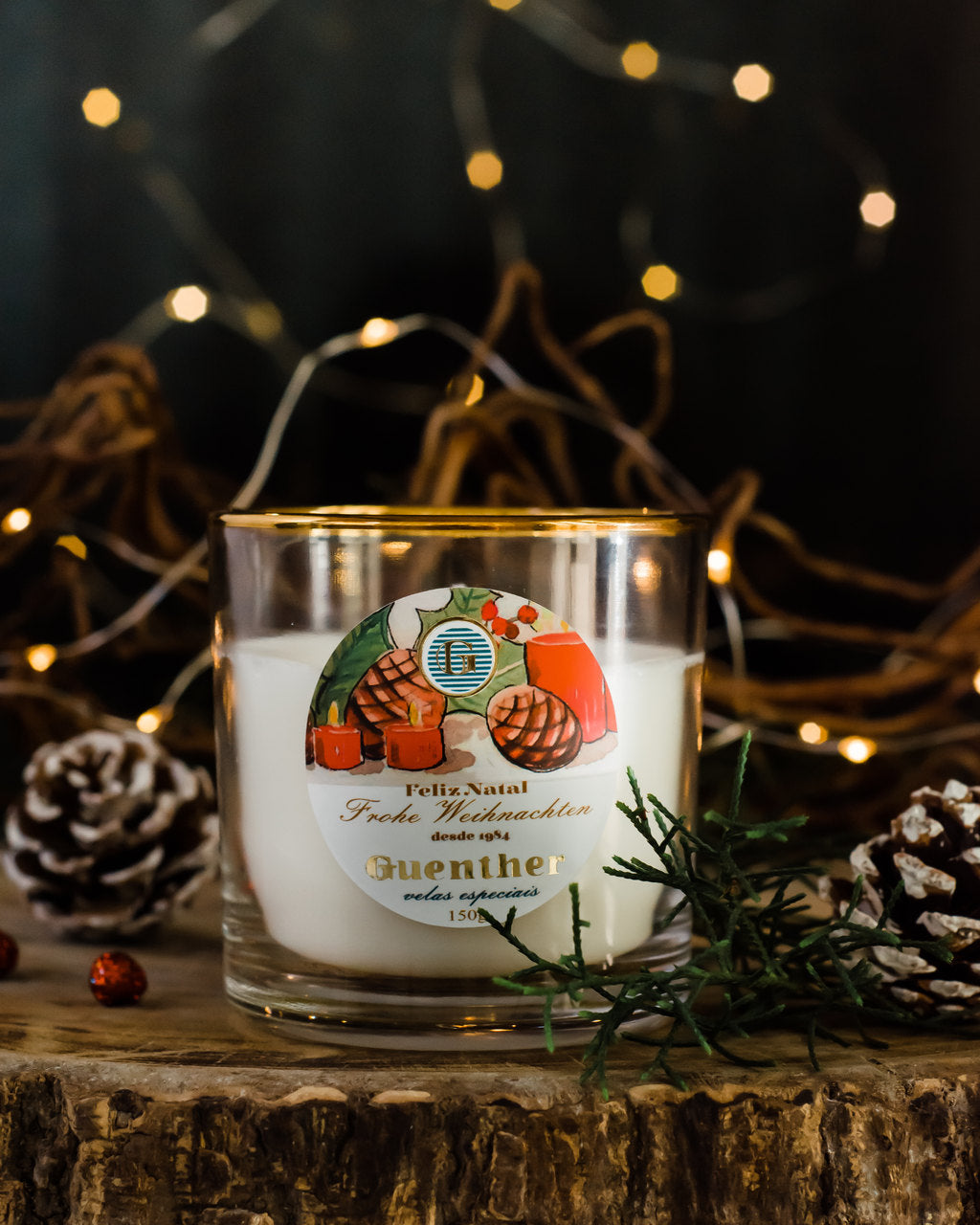 Vela Perfumada Feliz Natal