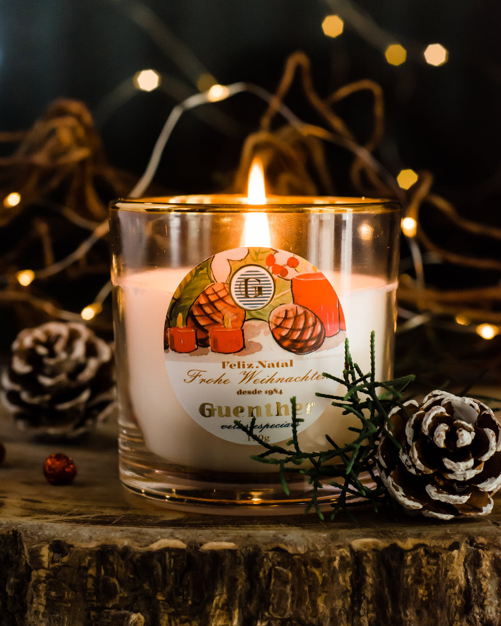 Vela Perfumada Feliz Natal