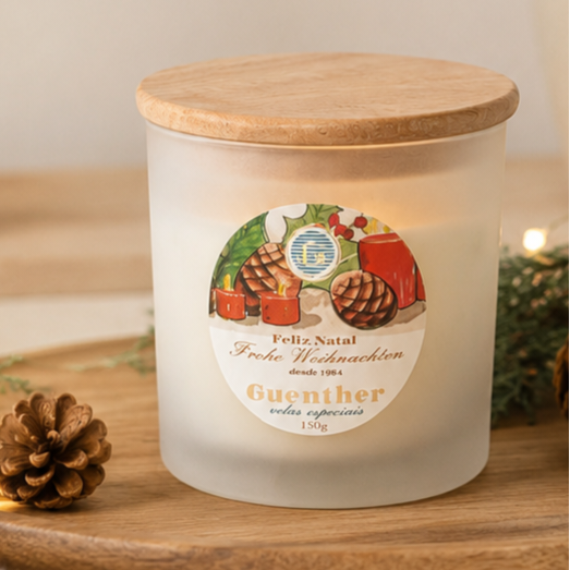Vela Perfumada Feliz Natal